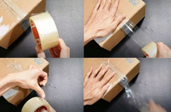 cắt băng keo không dùng đến dao kéo